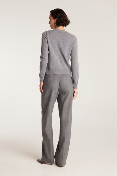 Eva Cashmere Cardigan - Charcoal-Perri Cutten