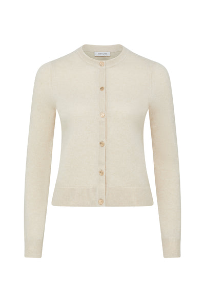 Eva Cashmere Cardigan - Cream-Perri Cutten