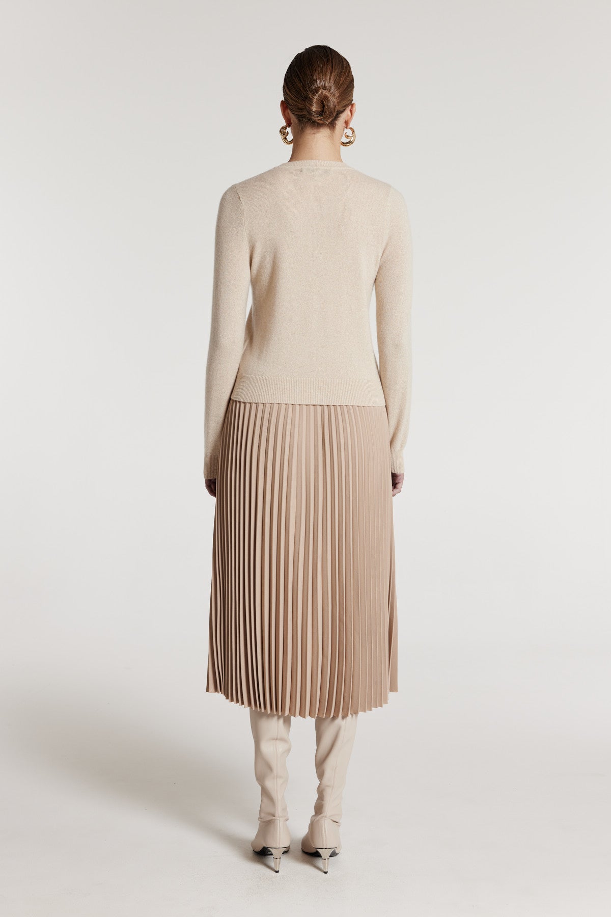 Eva Cashmere Cardigan - Cream-Perri Cutten