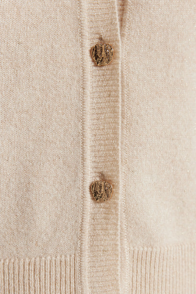 Eva Cashmere Cardigan - Cream-Perri Cutten