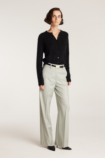 Lux Cashmere Cardigan - Black-Perri Cutten