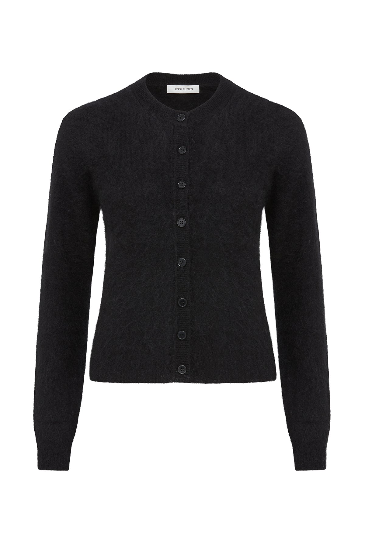 Lux Cashmere Cardigan - Black-Perri Cutten