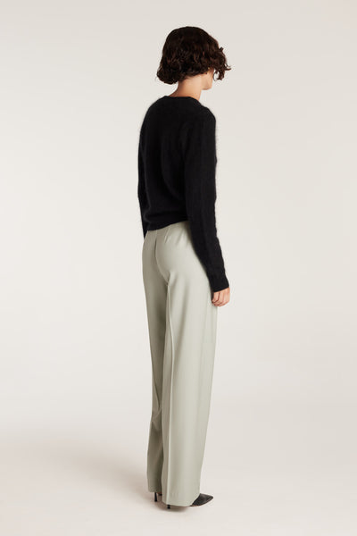 Lux Cashmere Cardigan - Black-Perri Cutten