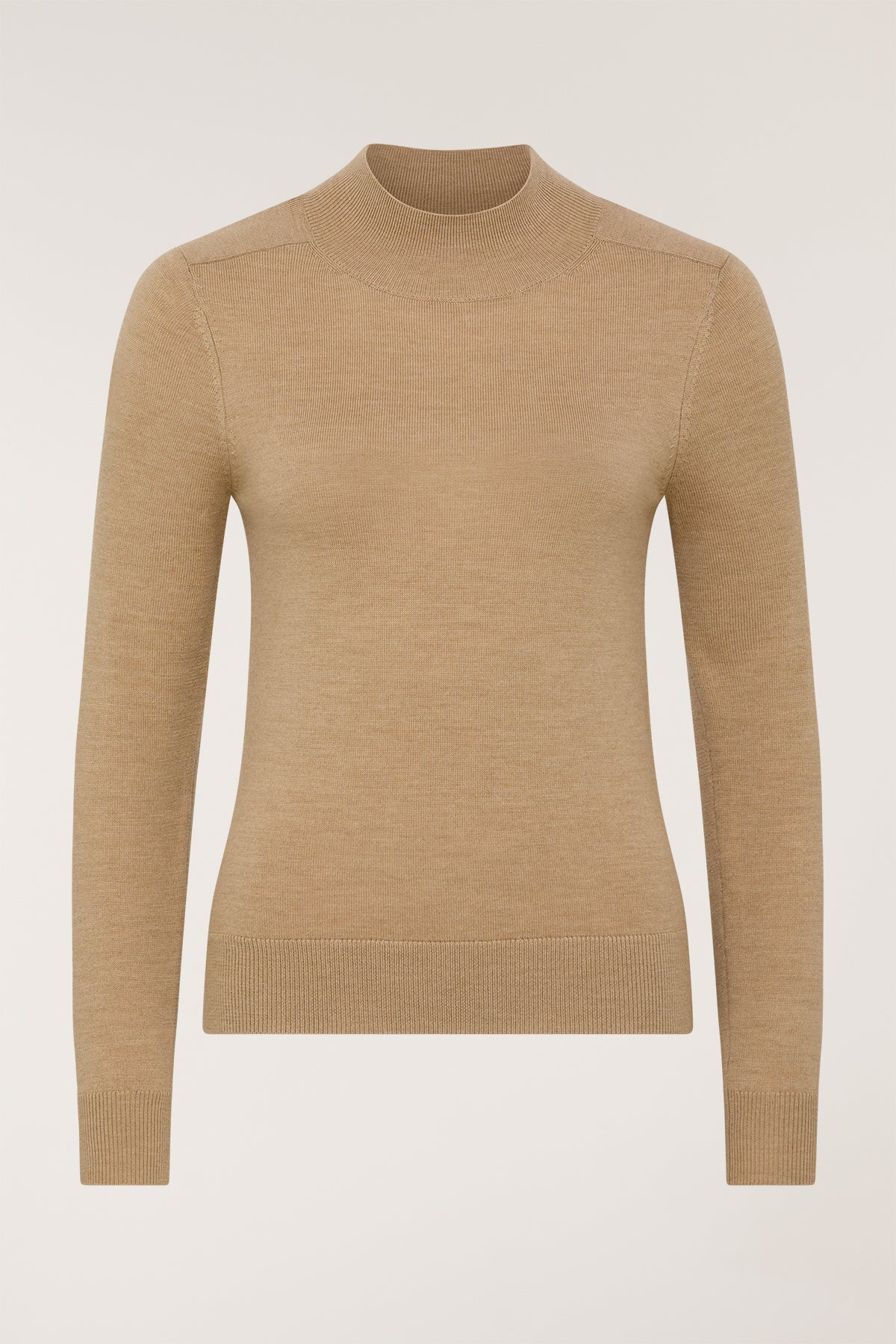 Merino Wool Jumper - Biscuit-Perri Cutten