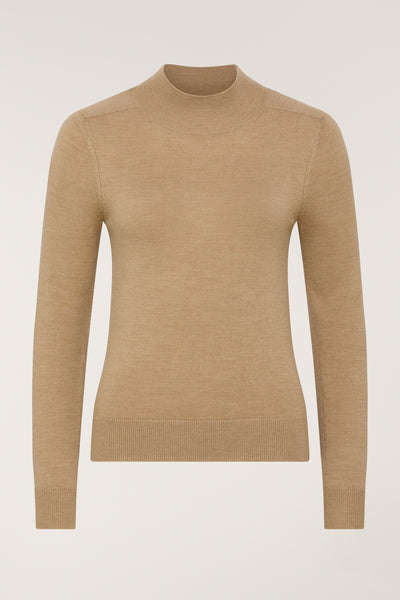 Merino Wool Jumper - Biscuit-Perri Cutten