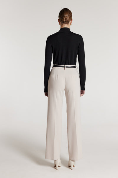 Merino Wool Jumper - Black-Perri Cutten