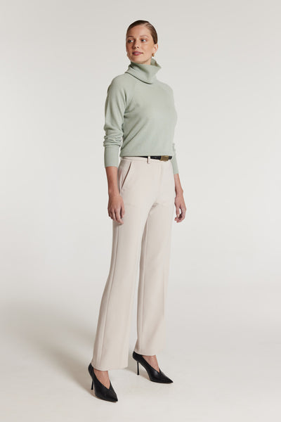 Carter Cashmere Jumper - Sage-Perri Cutten