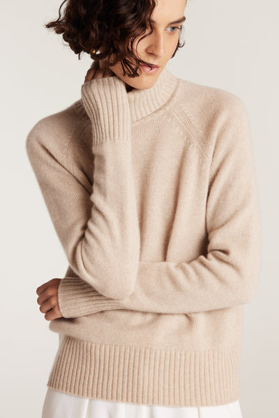 Cashmere Jumper - Biscuit-Perri Cutten