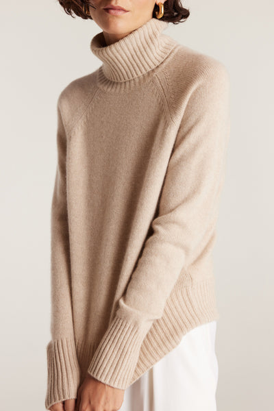 Cashmere Jumper - Biscuit-Perri Cutten