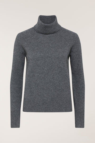 Cashmere Jumper - Charcoal-Perri Cutten
