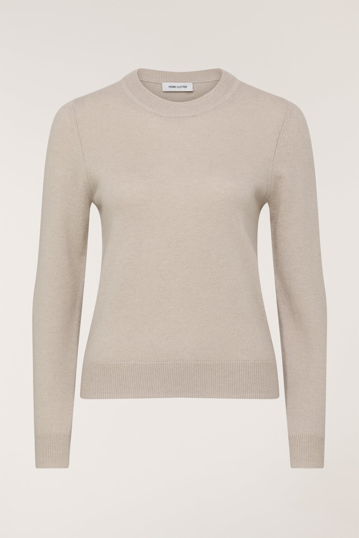 Cashmere Crew Jumper - Oatmeal-Perri Cutten