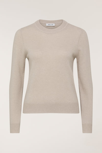 Cashmere Crew Jumper - Oatmeal-Perri Cutten