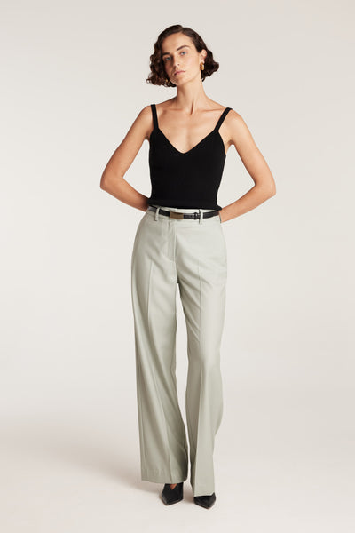 Cashmere Camisole - Black-Perri Cutten