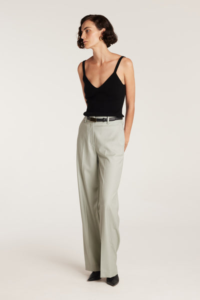 Cashmere Camisole - Black-Perri Cutten