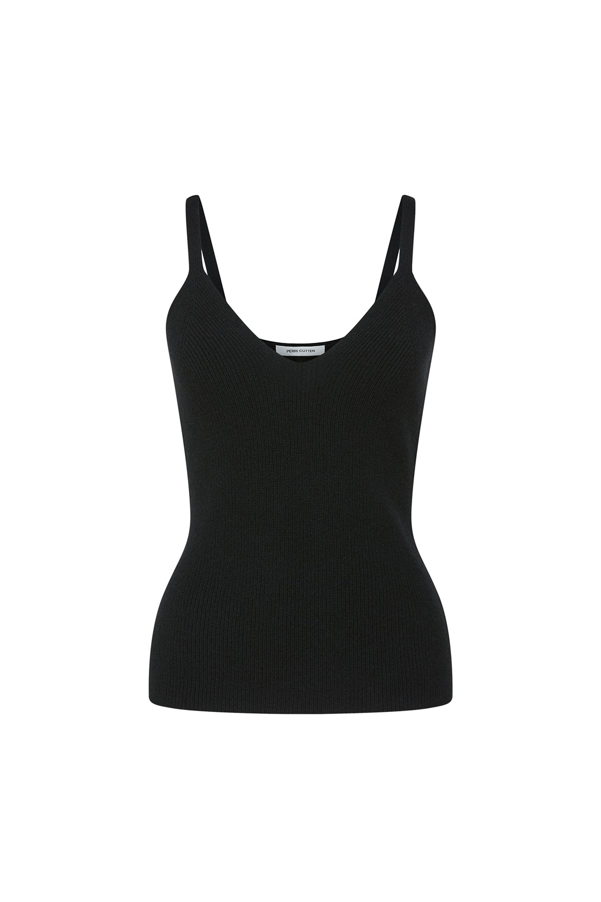 Cashmere Camisole - Black-Perri Cutten