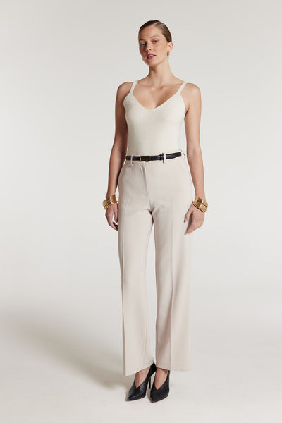 Cashmere Camisole - Ecru-Perri Cutten