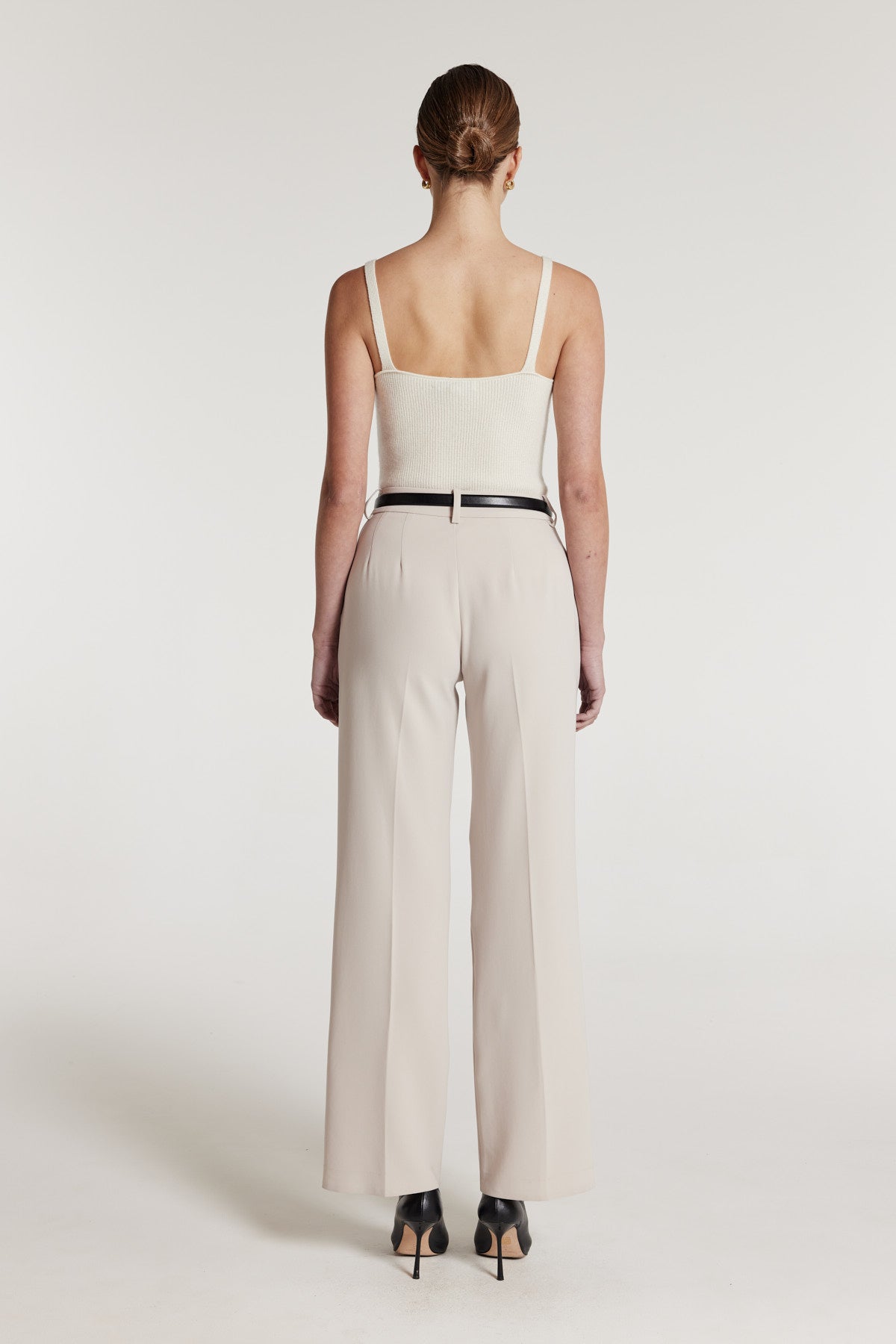 Cashmere Camisole - Ecru-Perri Cutten