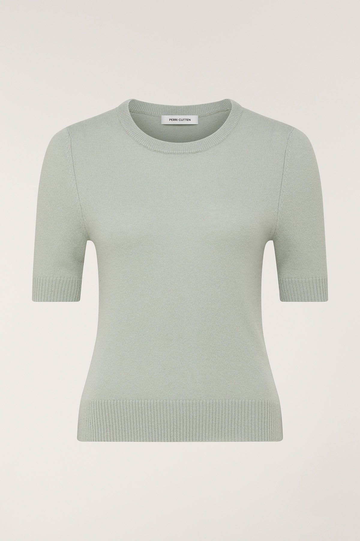Cashmere Knit Top - Sage-Perri Cutten