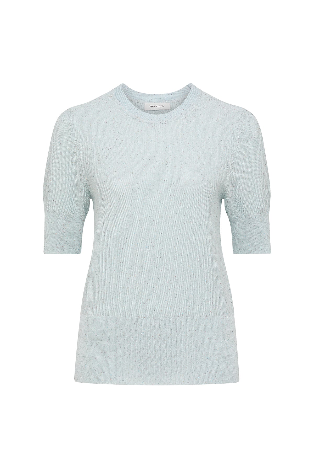 Iris Sequin Knit Top - Ice Green-Perri Cutten