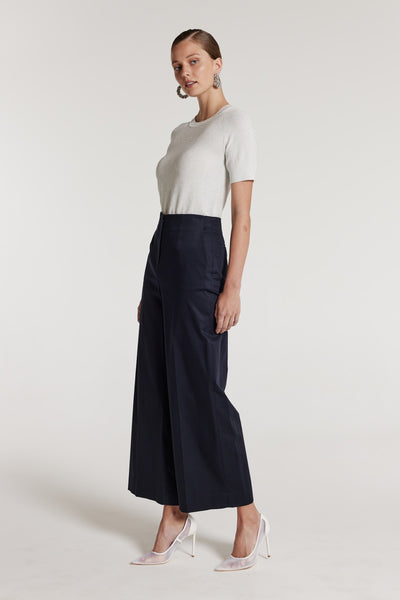 Sequin Knit Top - White-Perri Cutten