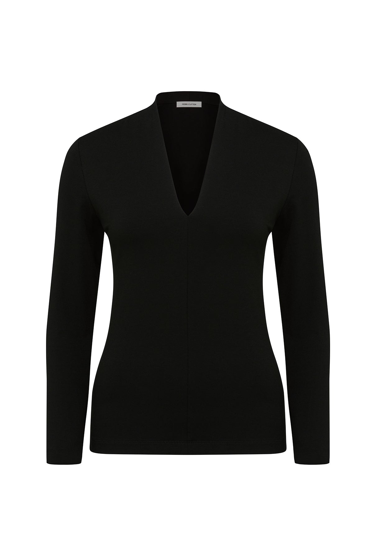 Amalie Jersey Top - Black-Perri Cutten