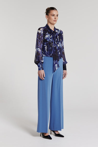 Adele Silk Top - Indigo-Perri Cutten