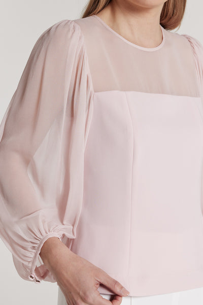 Nina Top - Petal Pink-Perri Cutten