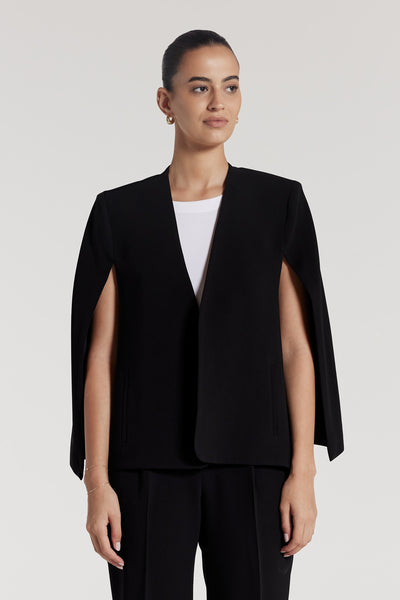 Grace Cape - Black-Perri Cutten