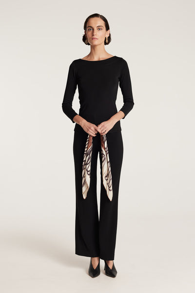 Fluid Milano Top - Black-Perri Cutten