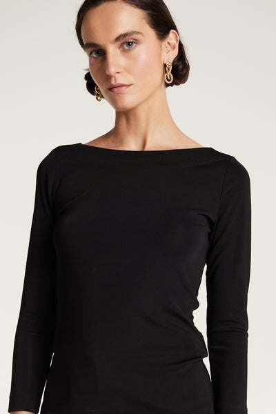 Fluid Milano Top - Black-Perri Cutten