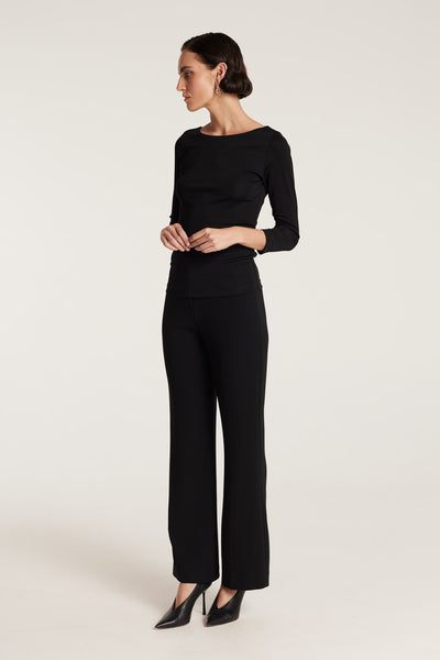 Fluid Milano Top - Black-Perri Cutten