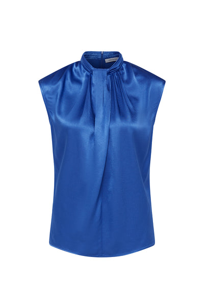 Twist Top - Mid Blue-Perri Cutten