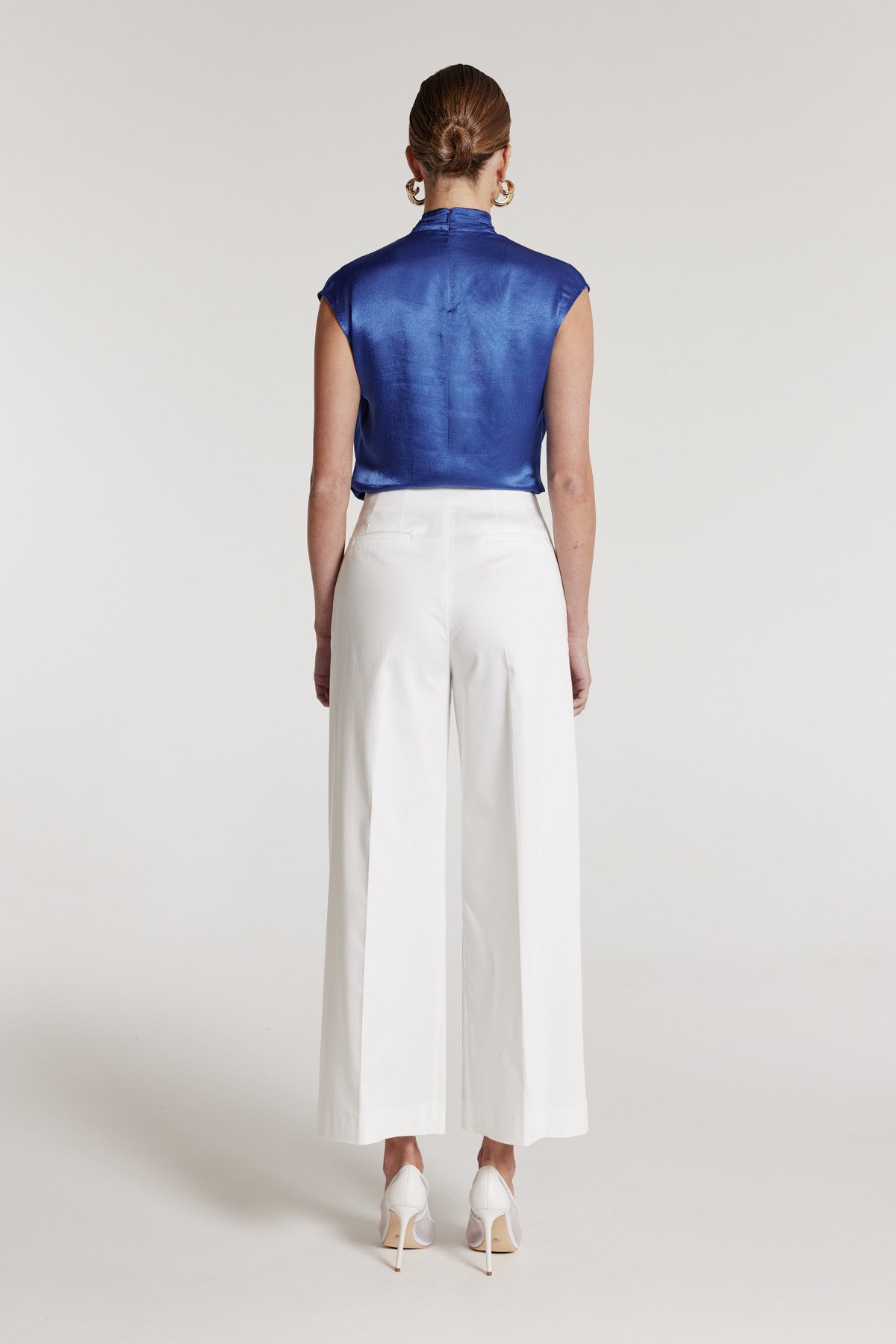 Twist Top - Mid Blue-Perri Cutten