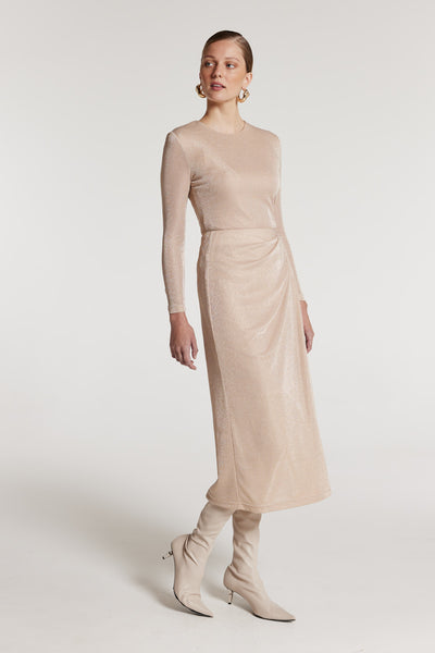 Soft Sparkle Top - Soft Gold-Perri Cutten