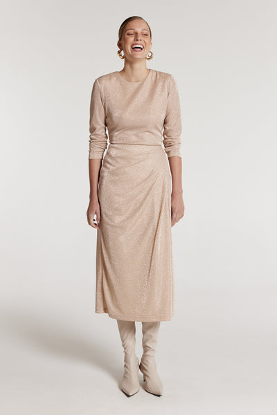 Soft Sparkle Top - Soft Gold-Perri Cutten