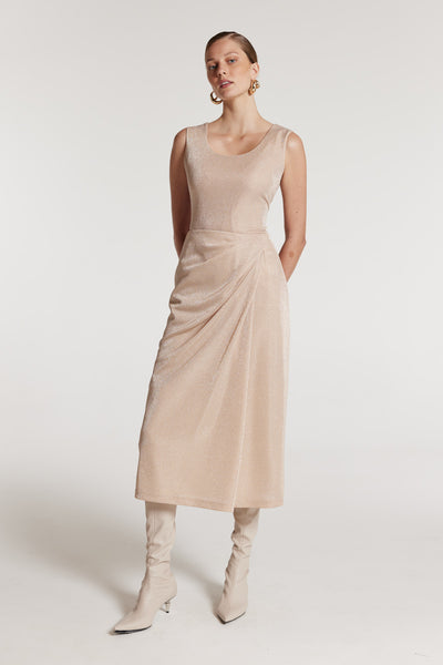 Soft Sparkle Tank - Soft Gold-Perri Cutten