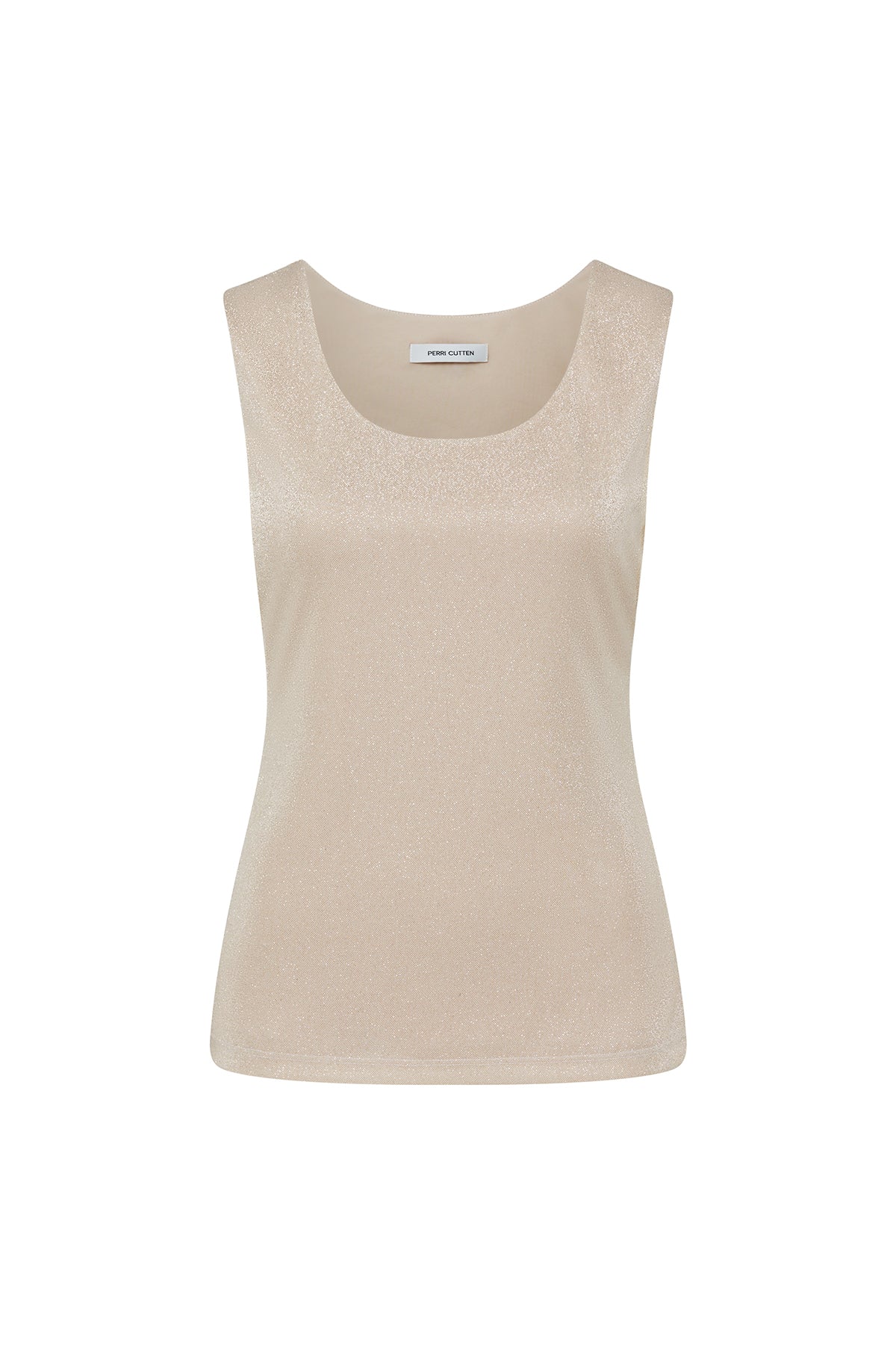 Soft Sparkle Tank - Soft Gold-Perri Cutten