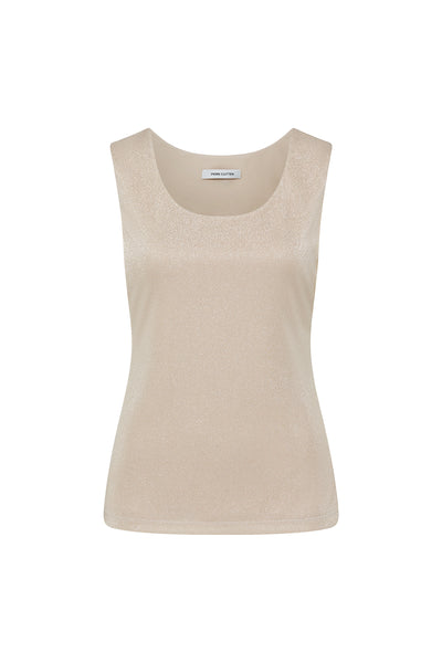 Soft Sparkle Tank - Soft Gold-Perri Cutten