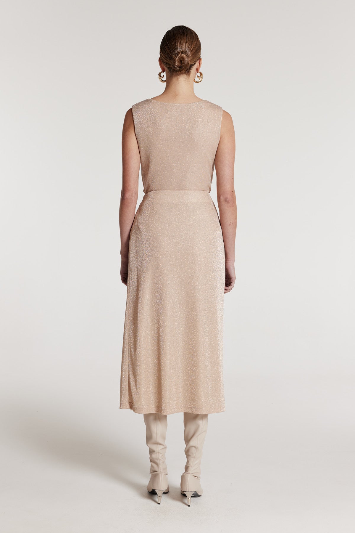 Soft Sparkle Tank - Soft Gold-Perri Cutten
