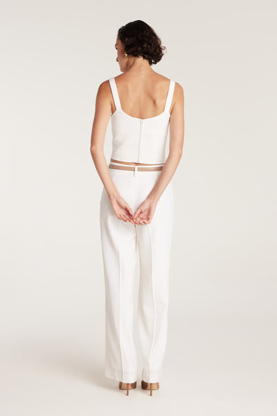 Wool Bralette - Winter White-Perri Cutten