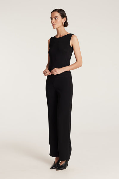 Fluid Milano Singlet - Black-Perri Cutten