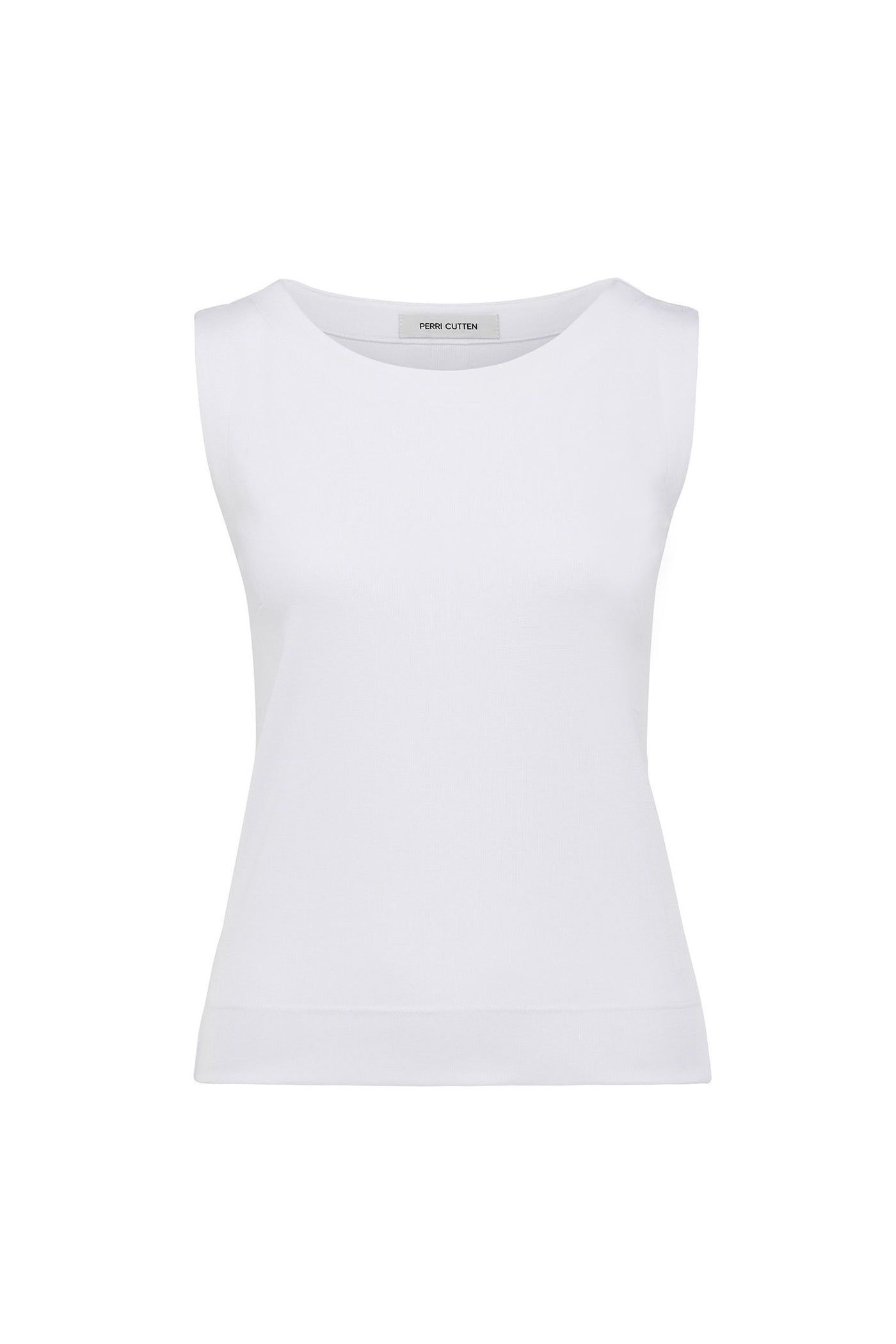 Fluid Milano Singlet - White-Perri Cutten