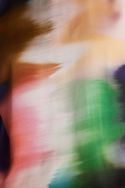 Shell Silk Top - Multi-Perri Cutten