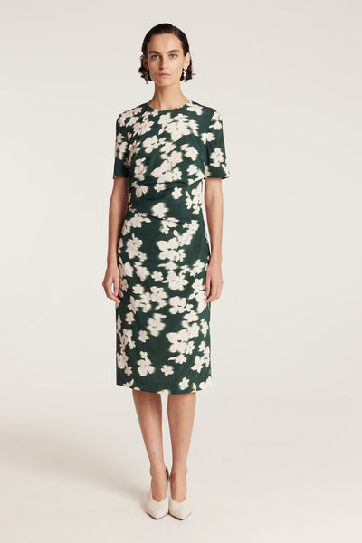Louise Dress - Green Print