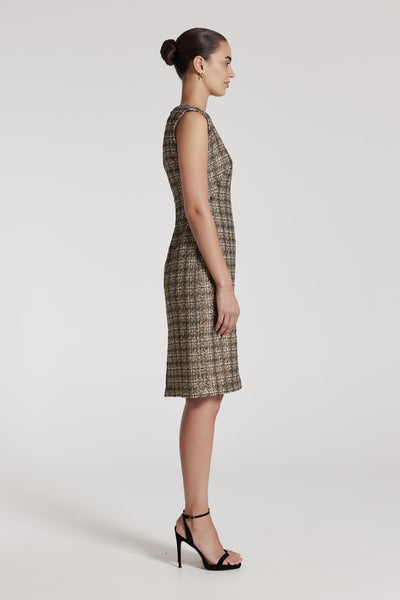 Sienna Dress - Gold-Perri Cutten