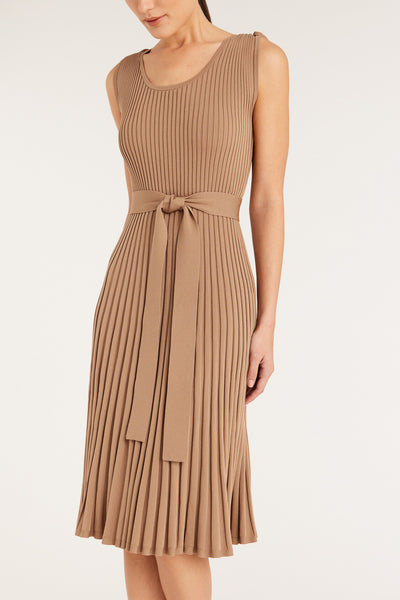 Tessa Knit Dress - Wheat-Perri Cutten