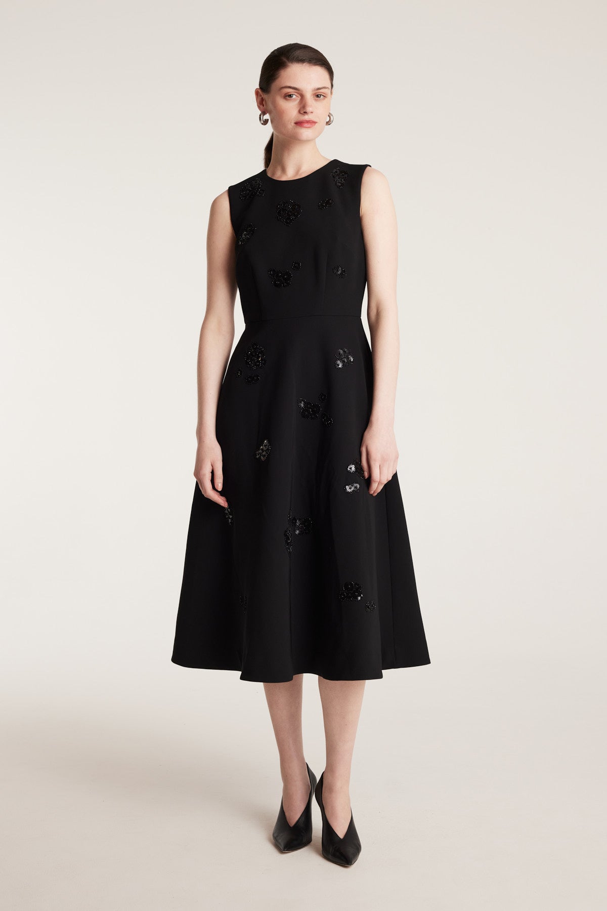 Embellished Dress - Black-Perri Cutten