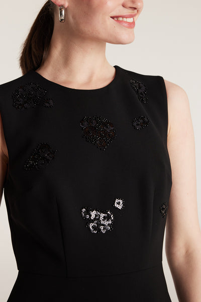 Embellished Dress - Black-Perri Cutten