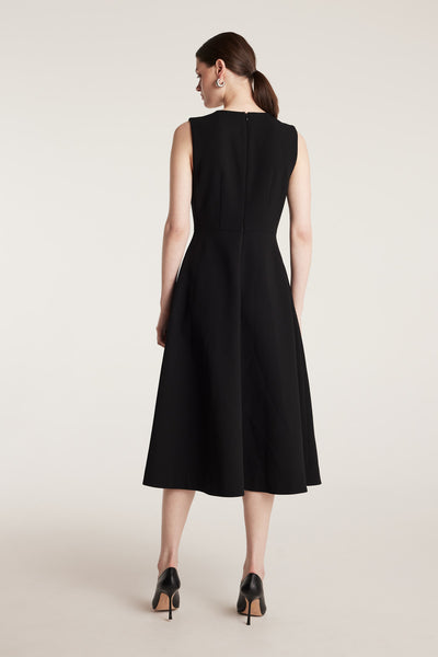 Embellished Dress - Black-Perri Cutten