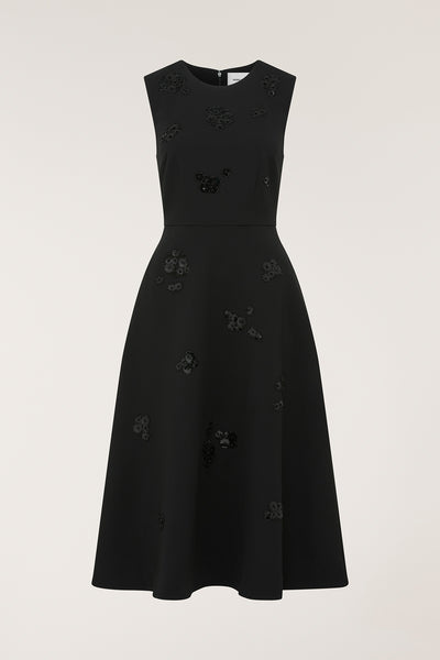 Embellished Dress - Black-Perri Cutten